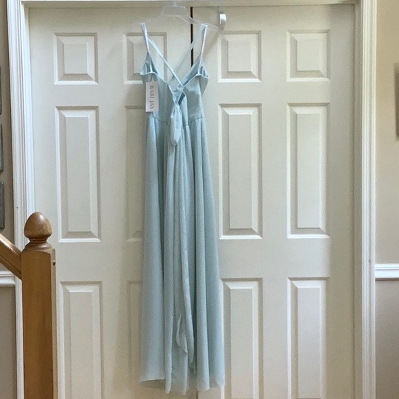 Bari Jay size 12 misty blue bridesmaids dresses - Picture 3 of 4